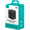 Usams Adapter 4-in-1 Univesal Travel Charger T72 65W US/AU/EU/Uk Black - (CC334TC01)