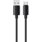 Usams Cable U98 3A Silicone Fast Charging USB-C Black - (SJ786USB01)