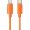 Usams Cable U98 60W 3A Silicone Fast Charging USB-C To USB-C Orange - (SJ787USB03)