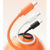 Usams Cable U98 60W 3A Silicone Fast Charging USB-C To USB-C White - (SJ787USB02)