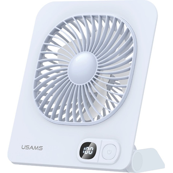 Usams Lightweight Magnetic Desktop Fan Blue - (ZB363FS02)