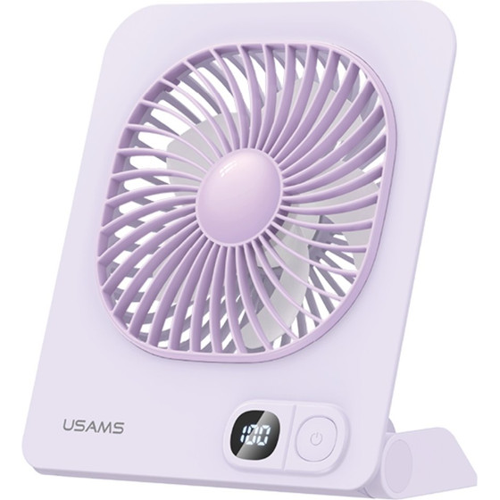 Usams Lightweight Magnetic Desktop Fan Purple - (ZB363FS03)
