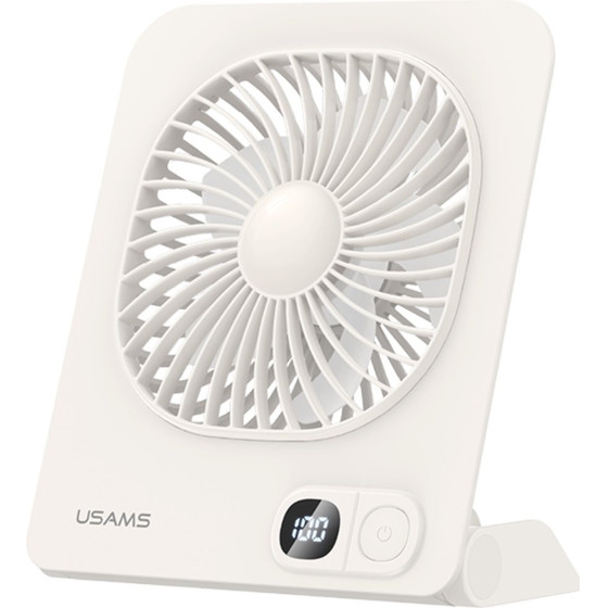 Usams Lightweight Magnetic Desktop Fan Whtie - (ZB363FS01)