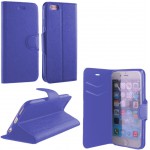 ���� IPHONE 6S PLUS/6 5.5 LINE LEATHER-TPU BOOK STAND BLUE VL