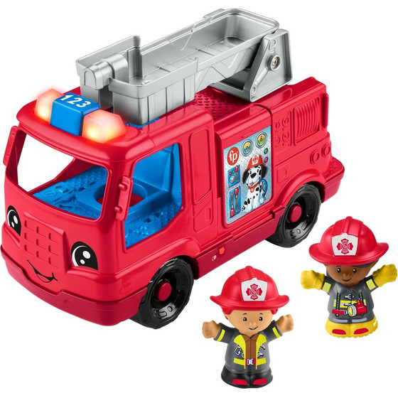 Fisher Price: Little People - Fire Truck Vehicle With Figures (HYR88)