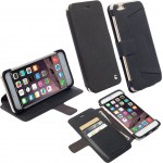 ���� IPHONE 6 5.5 LEATHER MALMO FLIPCOVER STAND BLACK KRUSELL