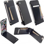 ���� IPHONE 6S PLUS/6 PLUS 5.5 LEATHER WALLET CASE KALMAR BLACK KRUSELL