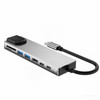 Tech-Protect HB09 Hub Adapter 8IN1 TYPE-C + USB-A3.0 + USB-C3.0 + Hdmi 4K 60HZ + SD/Tf + PD100W + RJ45 1000MB/S Space GREY