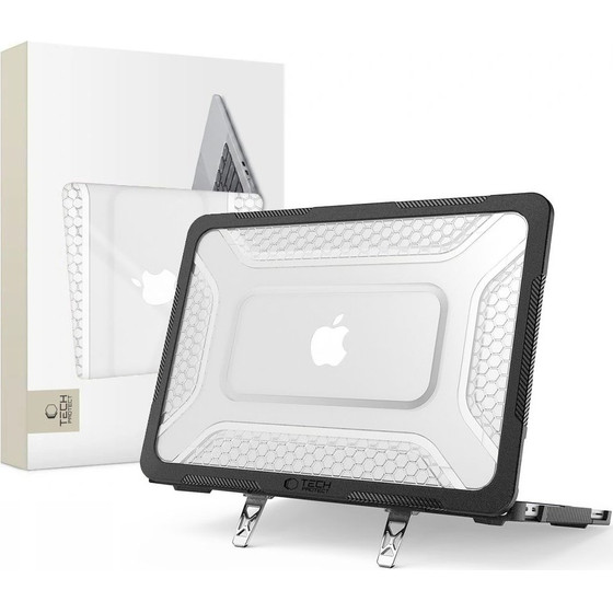 Tech-Protect Kevlar Pro Macbook Neo 13 2026 Matte BLACK/CLEAR