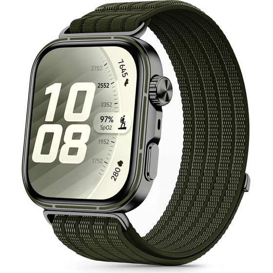 Tech-Protect Nylon Huawei Watch Fit 3 / 4 / 4 Pro / 5 / 5 Pro Military GREEN