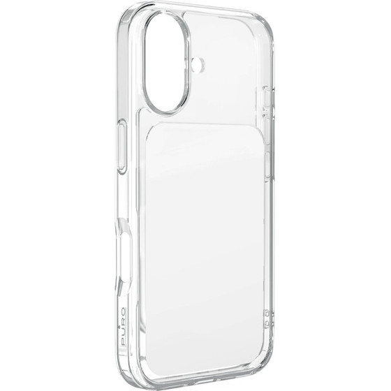 Puro Plate Mag Case For Iphone 17 Compatible With Magsafe - White - (PUIPC1763CLEARMWHI)