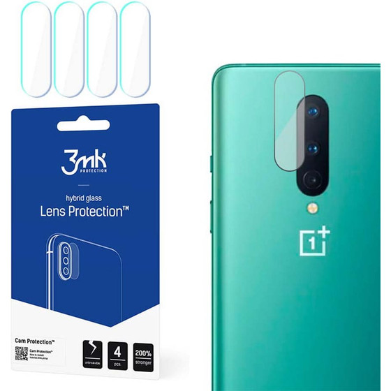 3MK Fg Camera Lens Flexible Glass Film Pr�tector 7H (4��) Oneplus 8
