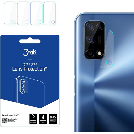 3MK Fg Camera Lens Flexible Glass Film Pr�tector 7H (4��) Realme 7 5G