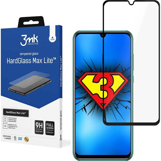 3MK Hardglass Max Lite Full Screen Huawei P Smart S / Y8P �����