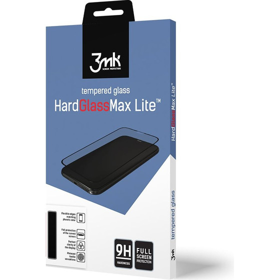 3MK Hardglass Max Lite Full Screen Huawei Y6 2019 / Y6s 2019 / Honor 8A �����