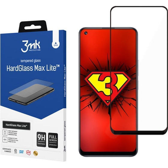 3MK Hardglass Max Lite Full Screen Realme 9i �����