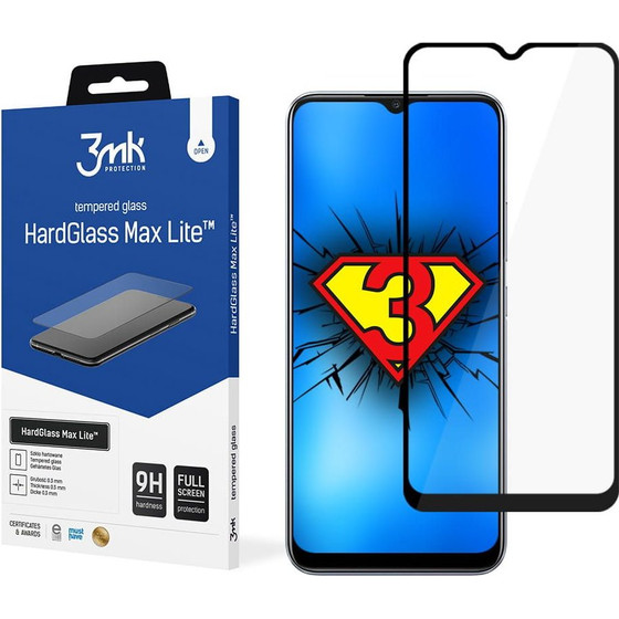 3MK Hardglass Max Lite Full Screen Realme C21 �����