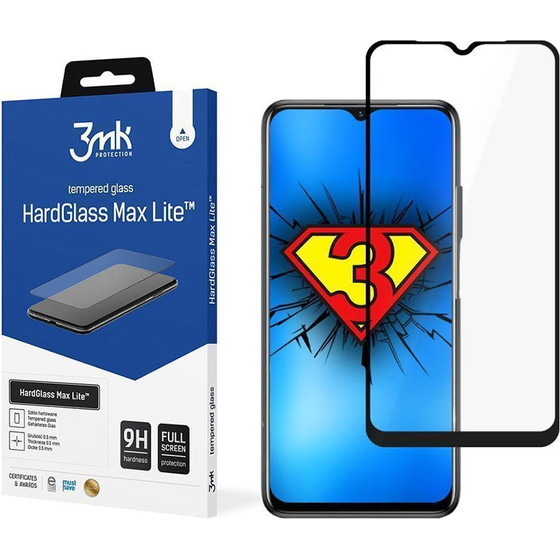 3MK Hardglass Max Lite Full Screen Realme C31 �����