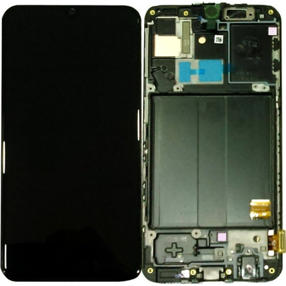 Samsung Lcd SM-A405F A40 GH82-19674A Black Original Refurbish - (LCDSAMA40-RF)