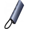 Baseus USB-C Hub UltraJoy, 3 x USB-A 3.0 - 1 x USB-C - 1 x Hdmi - 1 x Sd - 1 x microSD, Grey - (B00052803811-03)