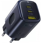 Baseus Wall Charger Picogo AE11, 67W, 3.35A, 1 x USB-A - 2 x USB-C, Black - (E0121200)