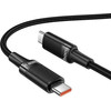 Hoco Cable Usb C To Usb C Pd 5A 100W 1,2 m U153 Extreme black