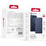 FORCELL Powerbank Compatible With Magsafe F-Energy Slim F5K9 QC4.0 PD3.0 15W 5000 Mah Navy blue