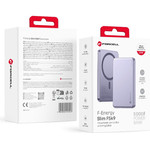 FORCELL Powerbank Compatible With Magsafe F-Energy Slim F5K9 QC4.0 PD3.0 15W 5000 Mah purple