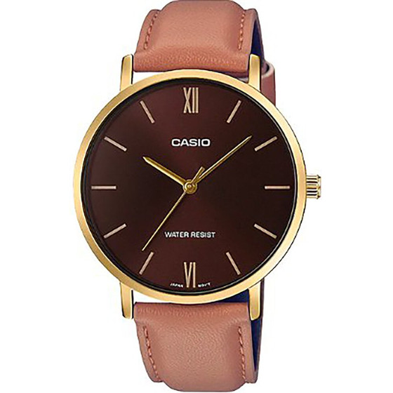 Casio MEN'S Watch + Box (zd165j) - (MTP-VT01GL-5B)