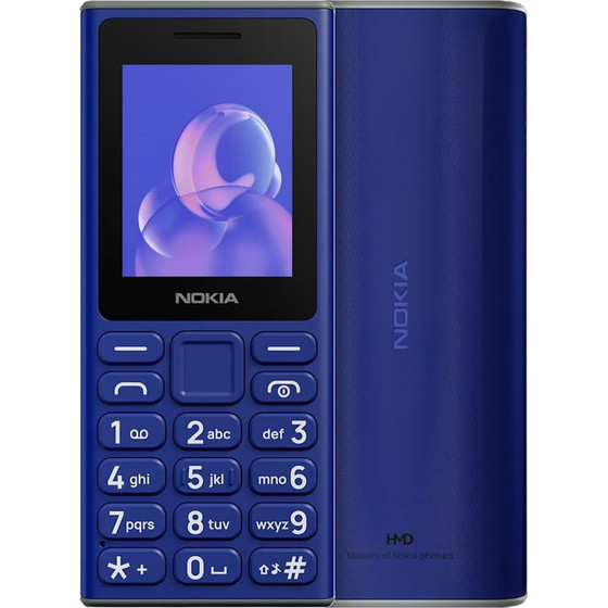 Nokia ������ �� ������� 105 (2024) 2G 2.0in Dual Sim 4MB/4MB (V2) (TA-1684) Blue Gr - (HC1000053)