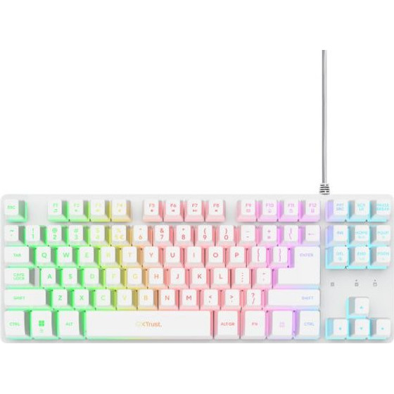 Trust GXT833W Thado Tkl Keyboard White - (25894)