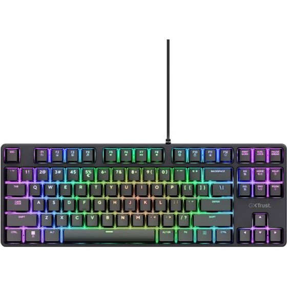 Trust GXT864 Cada Tkl Gaming Keyboard Us - (25724)