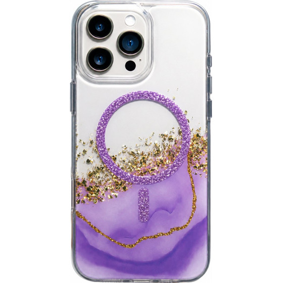 Case Karat Magsafe Apple Iphone 17 Pro /Purpurite marble/ OEM