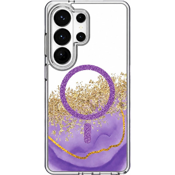 Case Karat Magsafe Samsung S26 /Purpurite marble/ OEM