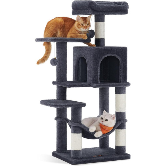 FEANDREA Cat Tower Medium, Height 112 cm, Up To 4 Cats, ������ ���� - (PCT261G01V1)