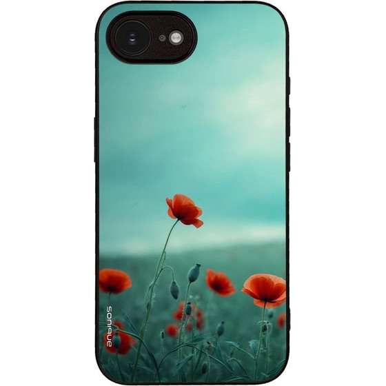 Sonique ���� Sunset in Eden Series ��� Apple iPhone 16e / iPhone 17e Scarlet Poppy
