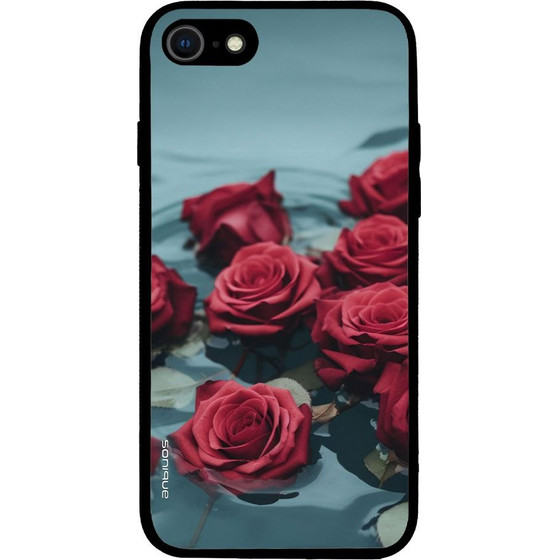 Sonique ���� Sunset in Eden Series ��� Apple iPhone 7 / iPhone 8 / iPhone SE 2020 / iPhone SE 2022 Midnight Rose