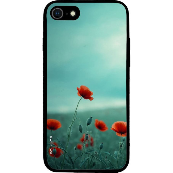 Sonique ���� Sunset in Eden Series ��� Apple iPhone 7 / iPhone 8 / iPhone SE 2020 / iPhone SE 2022 Scarlet Poppy