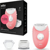 Braun Silk-Epil 3 Epilator, White And Pink - (SE3-277)