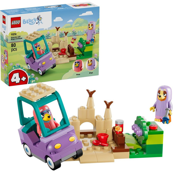 Lego Bluey: Grannies With Bingo And Bluey (11216)
