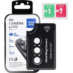 Blue Star Camera Lens Protector Easy Install For Samsung A37 black