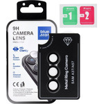 Blue Star Camera Lens Protector Easy Install For Samsung A57 black