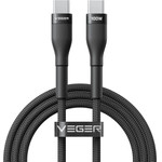 Veger Cable Typ C To Typ C Pd 5A 100W CC05 1,5 m black