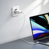 Veger Phone Charger Usb A + Type C Pd Super Charge Pps 45W + Data Cable Type C To C 100W TR101 white