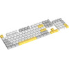 Marvo Custom Keycap Set PBT, 104 keys, White, Yellow, Gray - -KP-04-Yl - (MARVO-KP-04-YL)