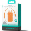 Joyroom JR-PR2 35W 10000mAh Powerbank With Built-In USB-C And Lightning Cables - Orange - (JR-PR2L Orange)
