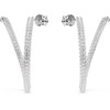 SWAROVSKI Earrings Women (3,5CM ) - (5695939)