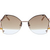 Ana Hickmann Sunglasses Women (Lens/Bridge/Temple) 61/17/145 mm) - (HI3094-6105A)