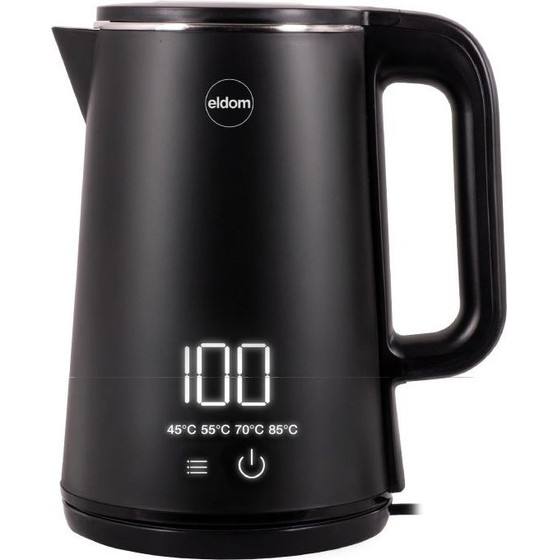 ELDOM Cordless Kettle 1.8 L 2000 W Black - (C515C)