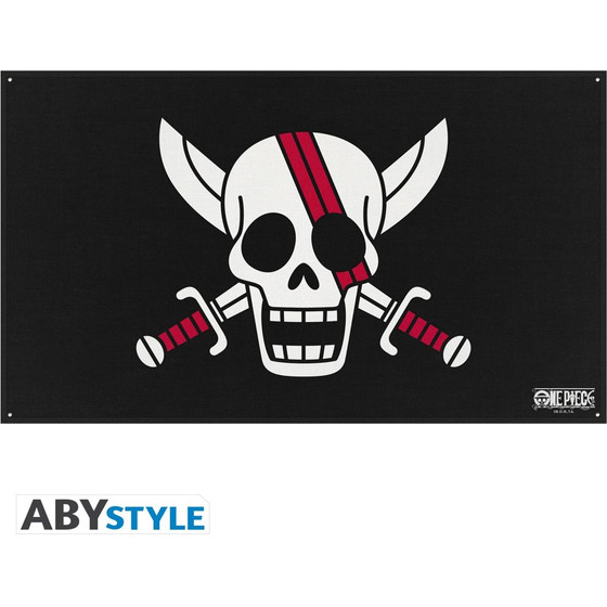 Abysse: One Piece - Red Hair Pirates Flag (70cmX120cm) (ABYDCT031)